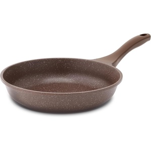 SENSARTE Nonstick Frying Pan Skillet, 12 Inch Omelette Pan with Swiss Granite Coating, Healthy Induction Cookware Chef’s Pan, PFOA Free(Toffee Brown)