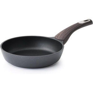 SENSARTE Non Stick Frying Pan, 9.5 Inch Non Toxic Skillet with Lid,(Black 01)